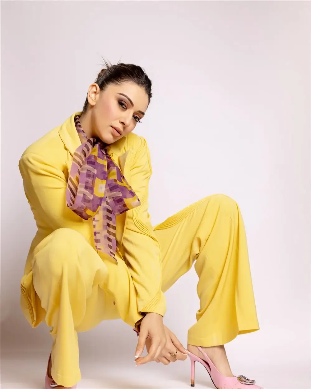 Hansika Motwani Photoshoot In Yellow Dress